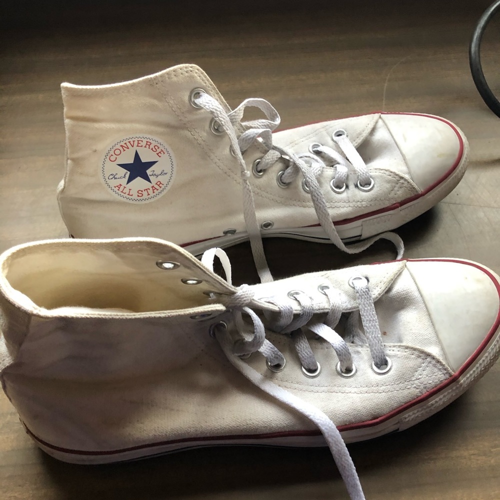 White High Top Converse